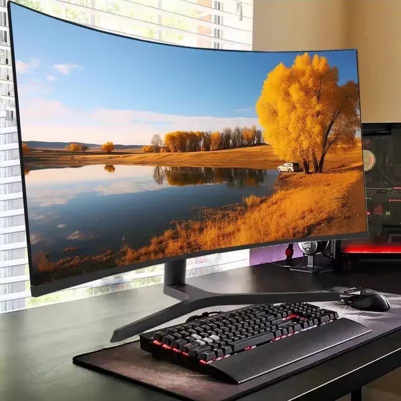 Best Gaming Monitor 2K Most Popular Curved Lcd Monitor 34Inch Gaming Screen Monitors