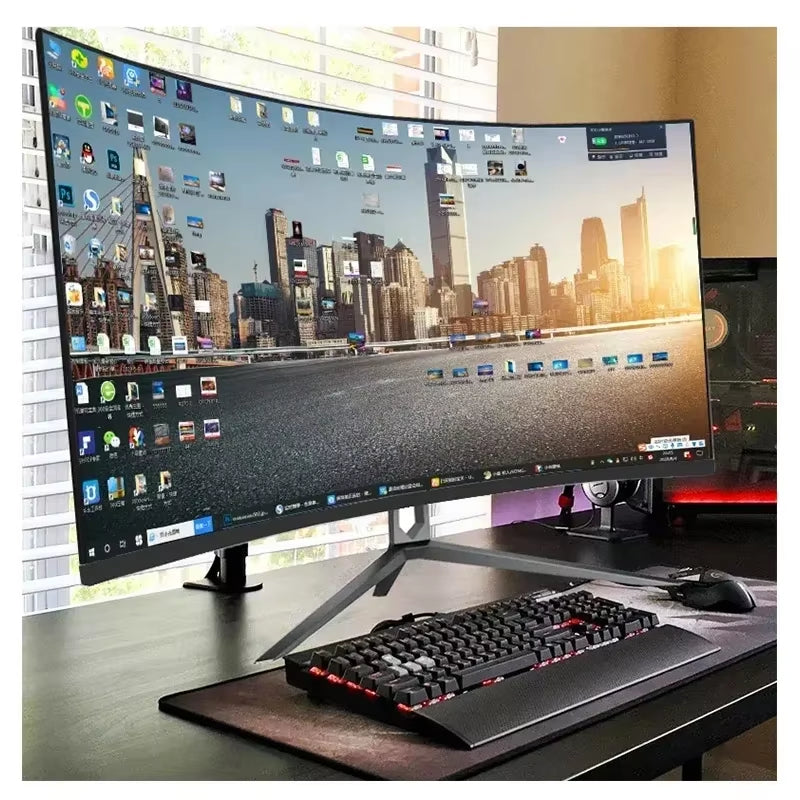Best Gaming Monitor 2K Most Popular Curved Lcd Monitor 34Inch Gaming Screen Monitors